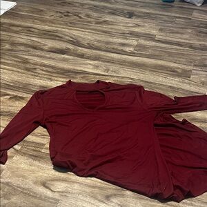 Rue21 Burgundy Midi Dress